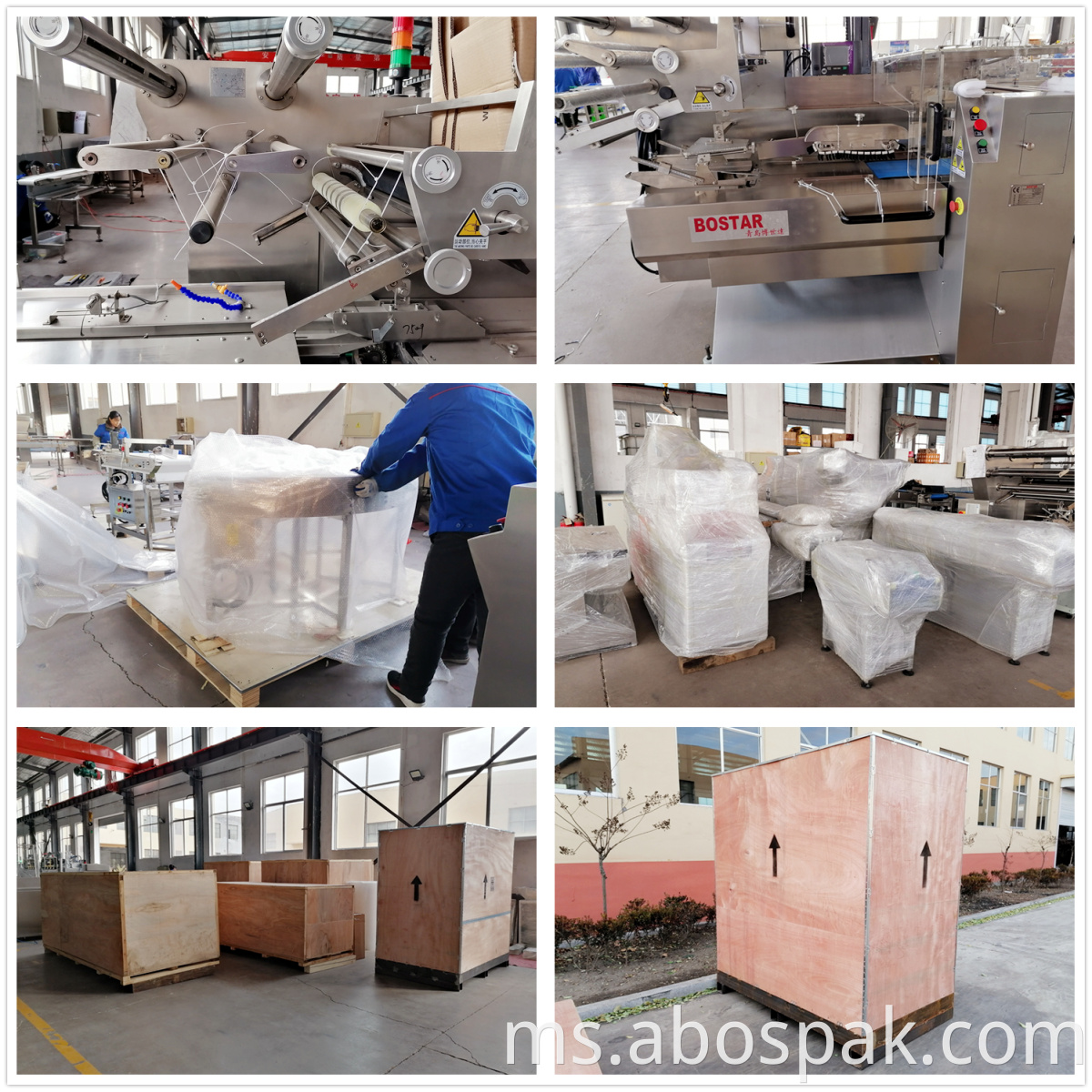 packing process of burger packaging machinery